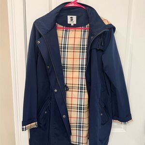 SaphiRose Navy Women's trench coat raincoat Jacket